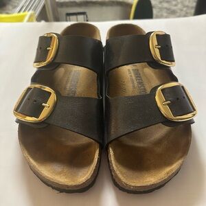 Birkenstock Arizona Big Buckle in Graceful Licorice